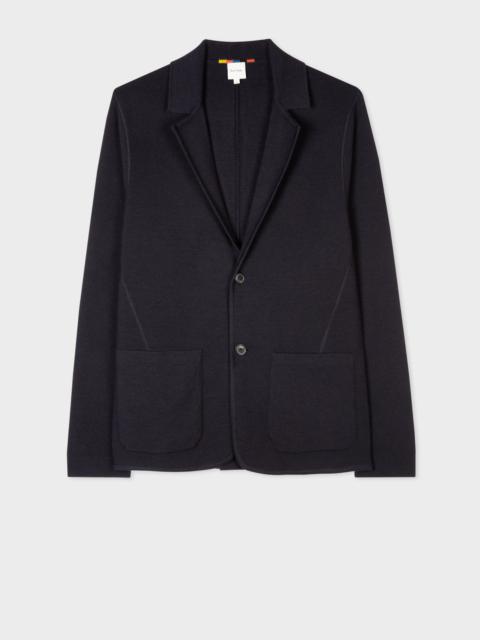 Paul Smith Knitted Wool Cardigan Blazer