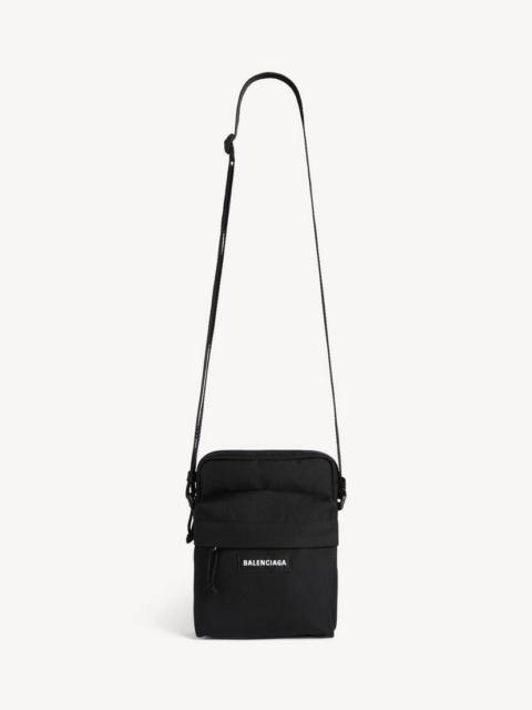 BALENCIAGA Men's Explorer Crossbody Pouch in Black