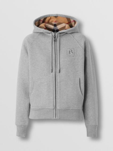 Burberry Letter Graphic Cotton Blend Hooded Top
