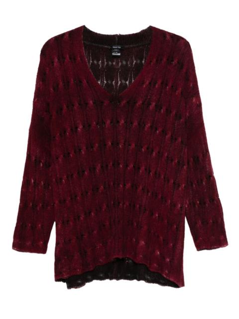 Avant Toi open-knit jumper