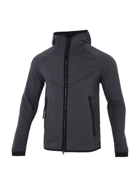 Men's Nike Therma-Fit Tech Pack Training Sports Stay Warm Hooded Jacket Gray DD6635-060