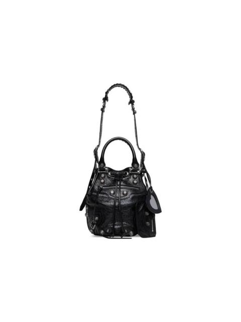 Women's Le Cagole Small Bucket Bag  in Black