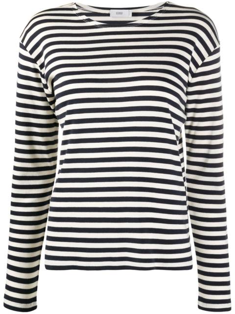 striped long-sleeved T-shirt