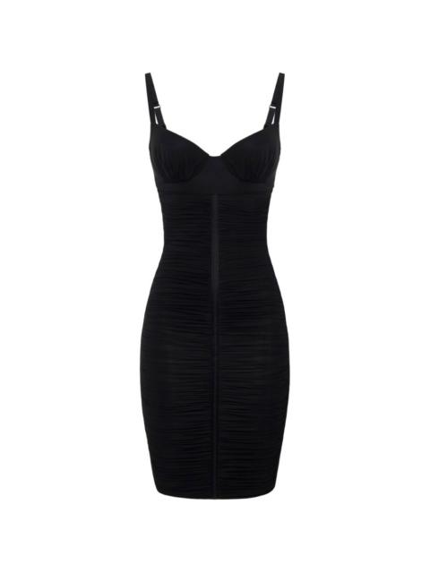 ELISABETTA FRANCHI draped jersey sheath dress