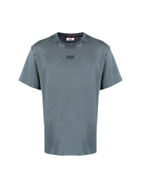 Overdyed logo regular T-shirt