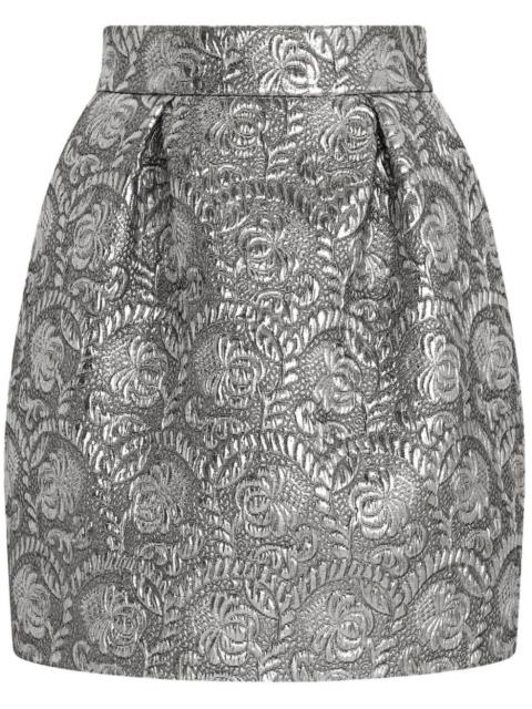 Dolce & Gabbana brocade-effect midi skirt