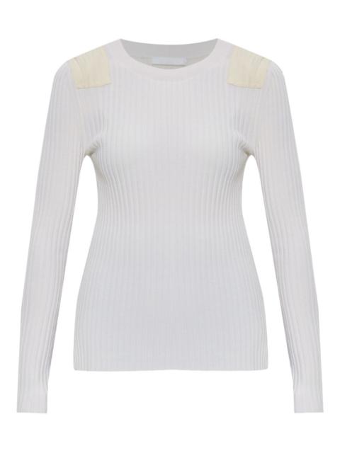 Helmut Lang ribbed long-sleeve top