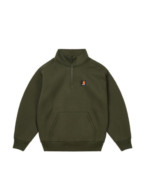 PALACE PALACE CARHARTT WIP CARLUX 1/2 ZIP SWEATSHIRT PLANT