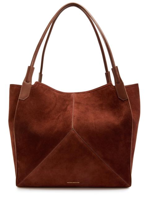Victoria Beckham Victoria Beckham Victoria Panelled Suede Tote