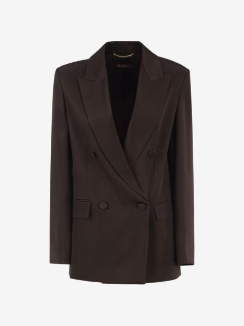 Max Mara double-breasted peak-lapel blazer