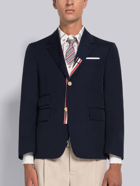 Thom Browne Typewriter Cloth Grosgrain Placket Sport Coat