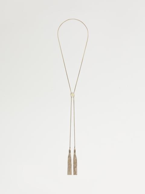 Max Mara TANDEM Tie necklace with tassels