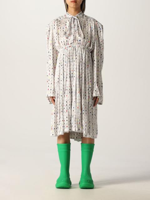 oversized scarf dress