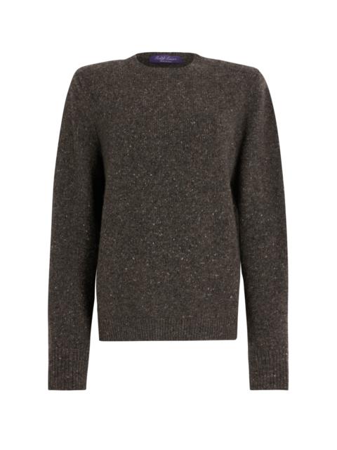 Ralph Lauren Cashmere Donegal Sweater taupe