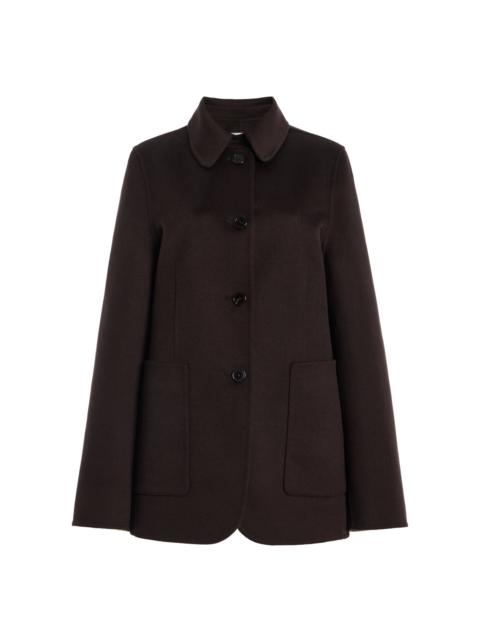 The Row Tiras Cashmere Jacket brown