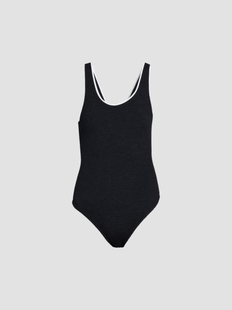 Hunza G Women's Faye One-Piece Swimsuit - Black