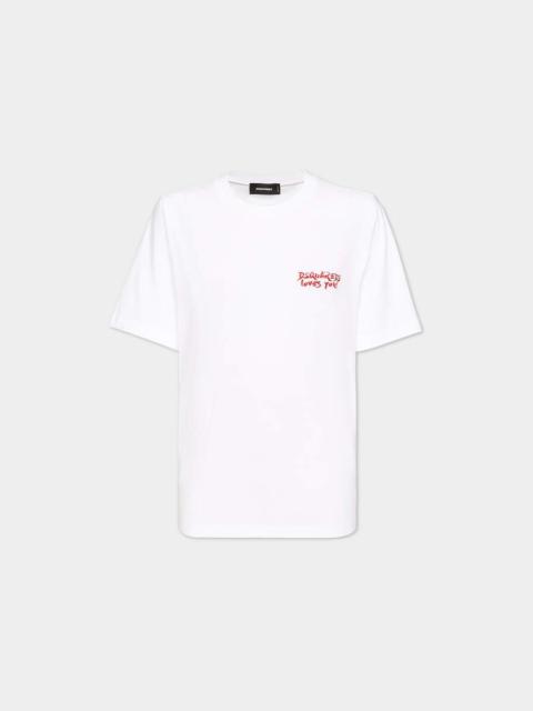 DSQUARED2 LOVES YOU EASY FIT T-SHIRT