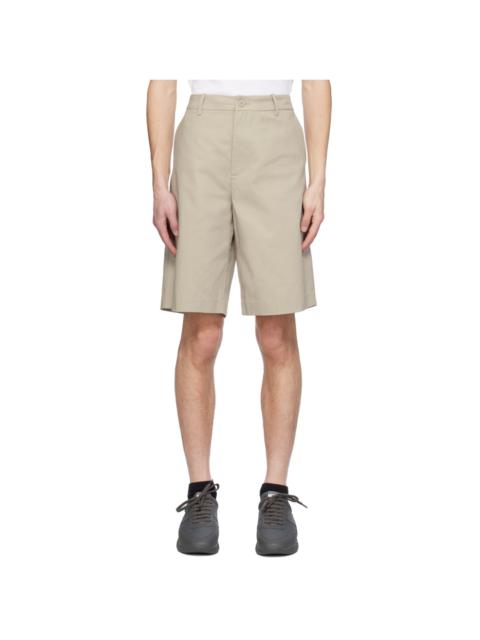Beige Axis Shorts