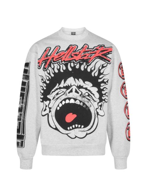 HELLSTAR Records Crewneck "Grey" HSR026