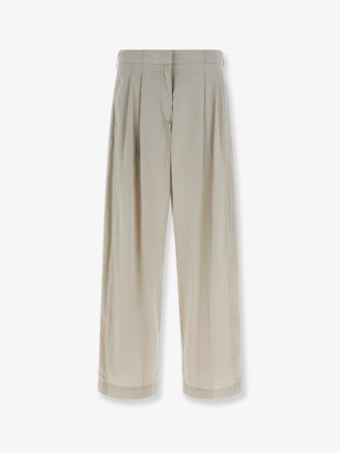 The Row Iven Silk And Nylon Trousers
