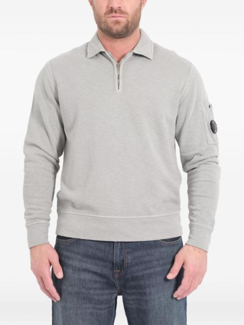 C.P. Company zip polo sweatshirt