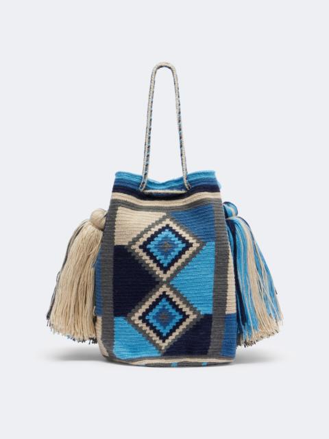 JW Anderson La Mochia Wayuu woven bucket bag