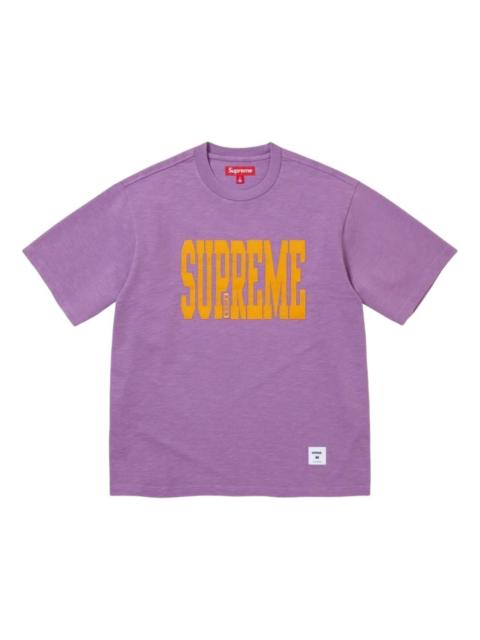 Supreme Supreme FW26 Stretch Appliqué S/S T-Shirt 'Purple' SUP-FW26-016-PUR