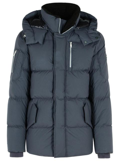 MOOSE KNUCKLES Moose Knuckles 'Everest 3Q' Grey Nylon And Cotton Down Jacket Men