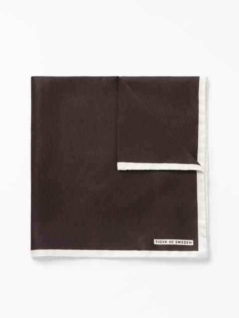 TIGER OF SWEDEN Quadra Silk Handkerchief