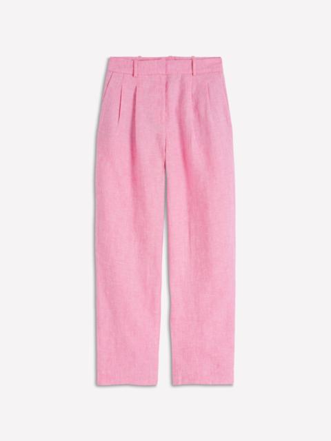 BODEN Bloomsbury Linen Pants-Moonlit Mauve Chambray