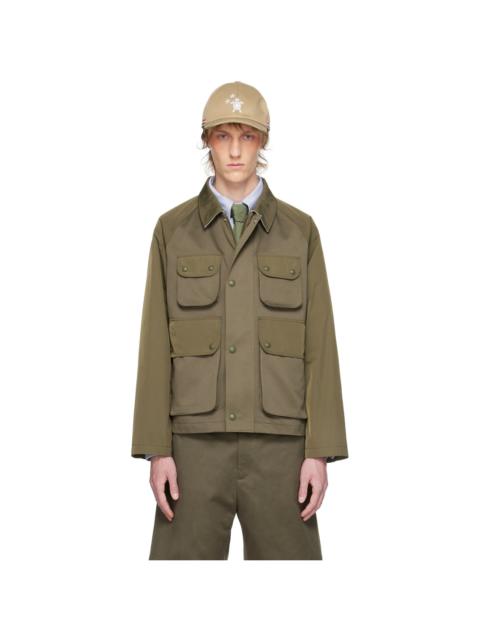 Thom Browne Khaki Cropped Relaxed Field Jacket