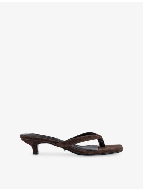 TONY BIANCO Annie Suede Heeled Sandals