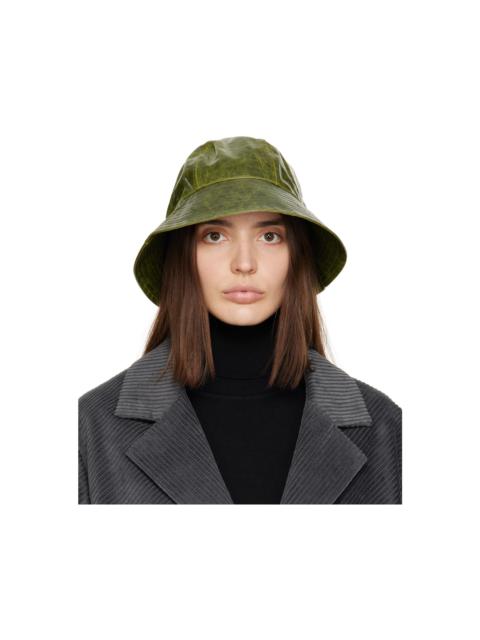 Song for the Mute Green Coated Bucket Hat