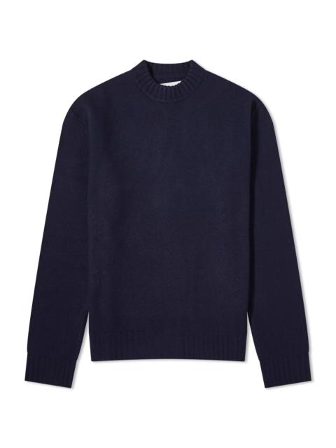 Jil Sander Jil Sander Boiled Merino Wool Crew Neck Knit