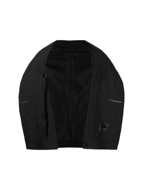 Julius logo patch quilted cape