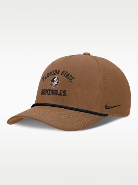 Nike Florida State Military Appreciation Rise Men's Nike Dri-FIT College A-Frame Adjustable Hat