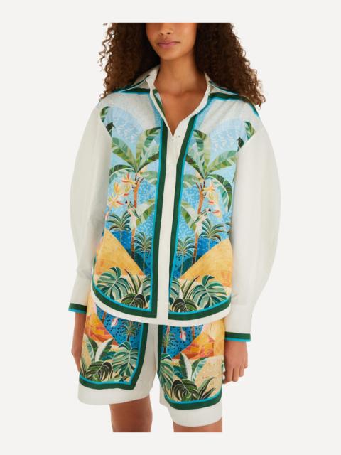 FARM RIO Multicolor Rio Mosaic Collared Shirt