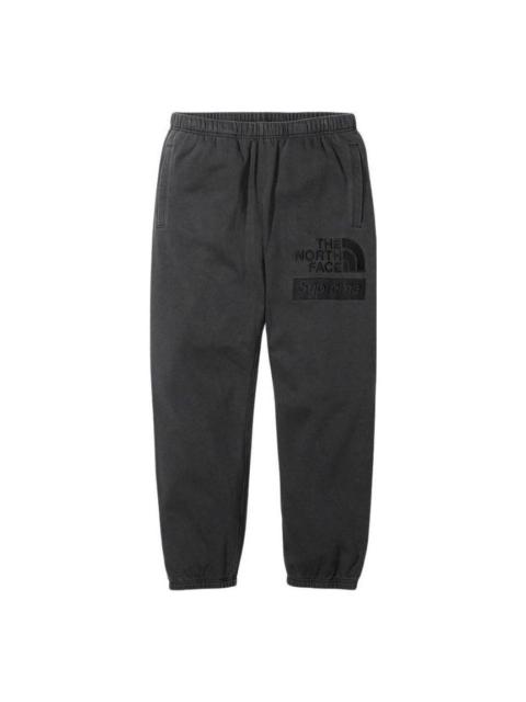 Supreme Supreme x The North Face Pigment Printed Sweatpants 'Black' SUP-FW22-761