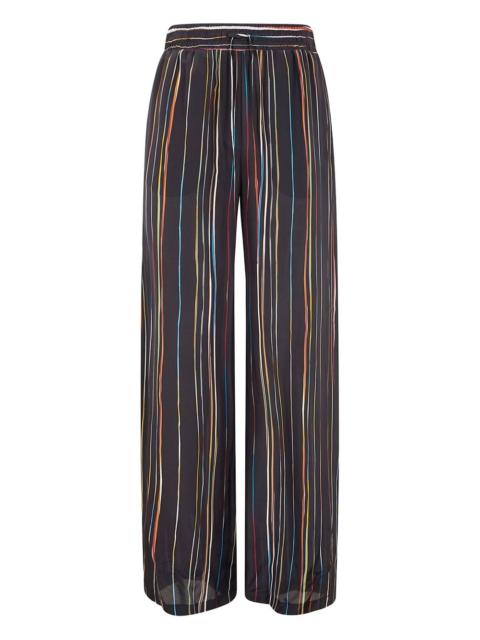 Paul Smith striped wide-leg trousers