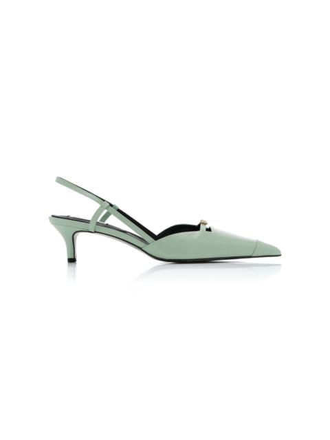 REIKE NEN Sia Leather Slingback Pumps green