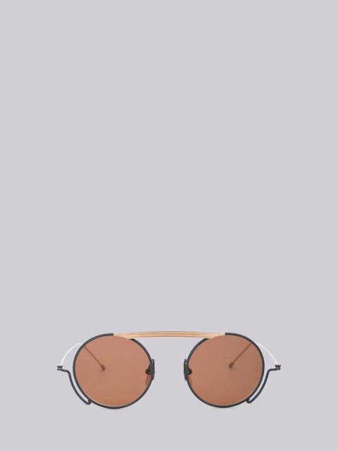 Thom Browne TB111 - Cooper Round Sunglasses