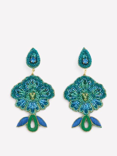 BODEN Flower Occassion Earring-Blue