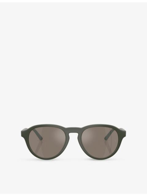 Oliver Peoples OV5557SU R-8 Phantos-Frame Injected Sunglasses