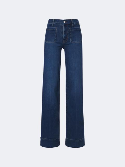 FRAME Slice wide-leg jeans