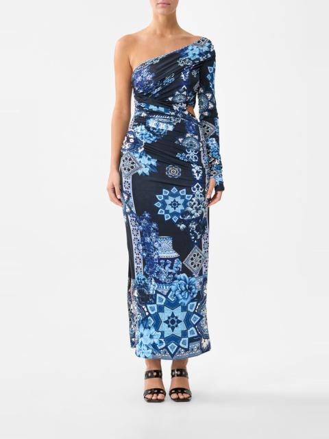 CAMILLA ONE SHOULDER JERSEY CUT OUT DRESS