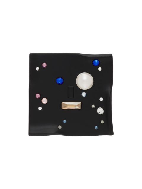 ADER error Black Gemma 03 Brooch