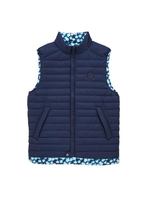 Vilebrequin Unisex Reversible Sleeveless Jacket Blurred Turtles