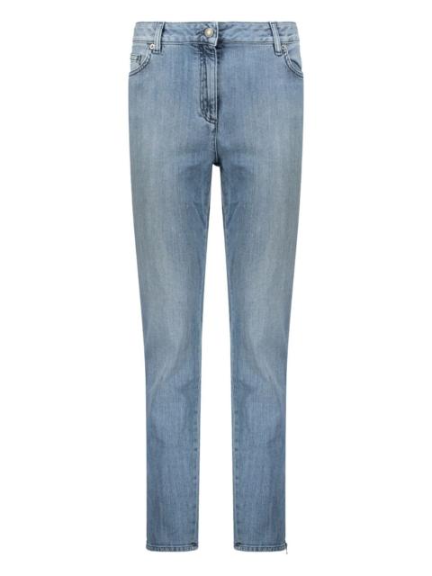Moschino bleached-effect jeans