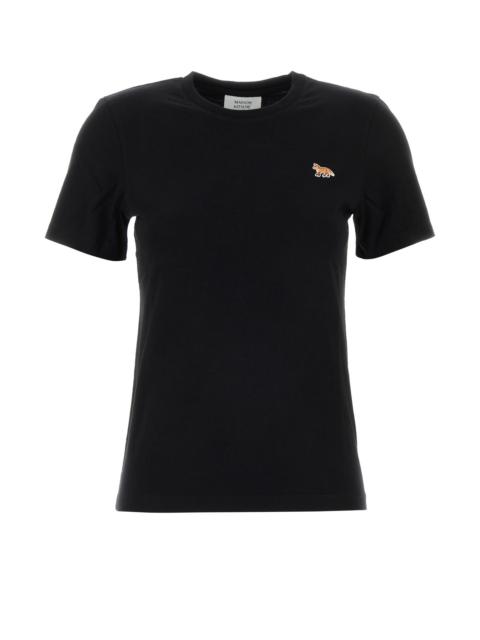 Maison Kitsuné Black cotton t-shirt
