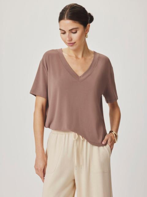 Splendid Kacey Bamboo Blend V-Neck Tee